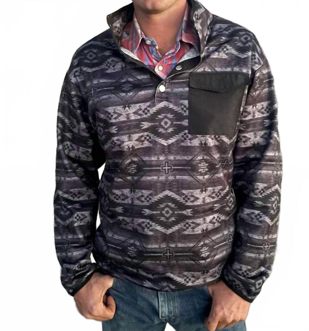NEW STERLING KREEK no man's land pullover shirt in grey